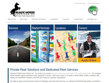 Tablet Screenshot of blackhorsecarriers.com